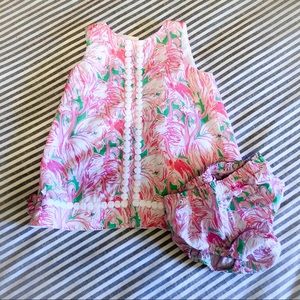 Lilly Pulitzer Flamingo Romper Set